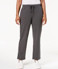 Karen Scott Port Drawstring Straight-Leg Pants, Created For Macy's