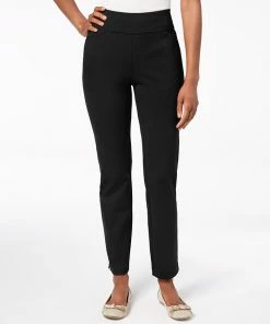 Charter Club Women's Pull-On Ponte Pants, Regular And Short Lengths, Created For Macy's